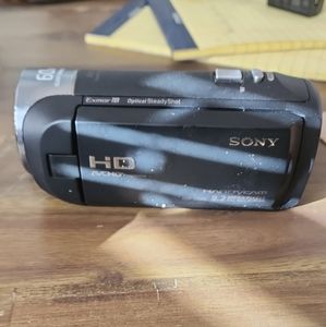 Video camera and Scan disk with a battery